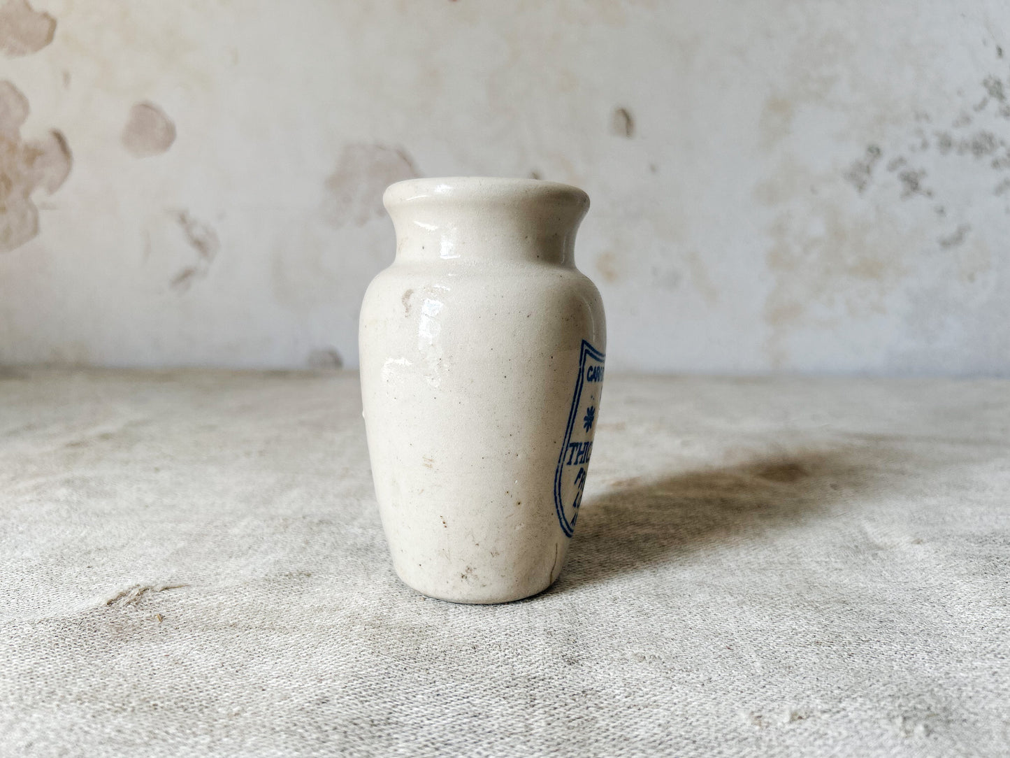 Carricks Cumberland Dairy Cold Cream Pot, c1880