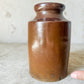 English Brown Stoneware Salt Glazed Kitchen Pot, c1890
