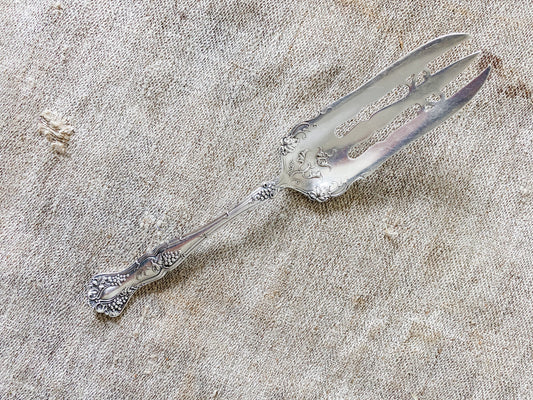 Antique Silver Plate Cake Fork by International Silver, c1904