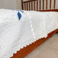 Vintage Blue and White Lone Star Quilt, c1950
