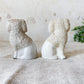 Antique Pair of 4.5" Staffordshire Poodle Figures
