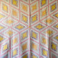 Vintage Radiating Diamond Fields Pink Quilt, c1930