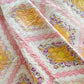 Vintage Radiating Diamond Fields Pink Quilt, c1930