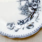 Antique Butterfly Blue Dutch Ironstone 9" Plates - "Malaga" by Petrus Ragout