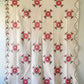 Antique Red and Overdye Green California Rose Applique Quilt c1880s, 90" x 67"