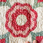 Antique Red and Overdye Green California Rose Applique Quilt c1880s, 90" x 67"