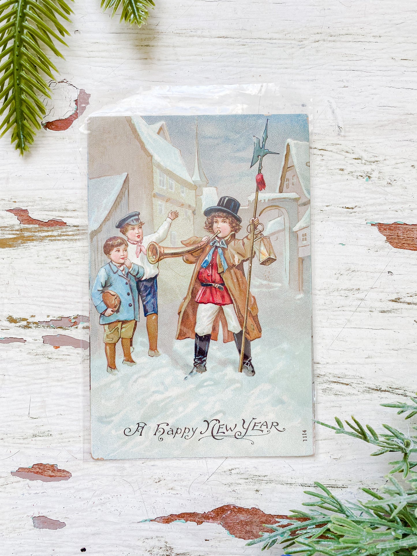 Antique Christmas/New Year postcards