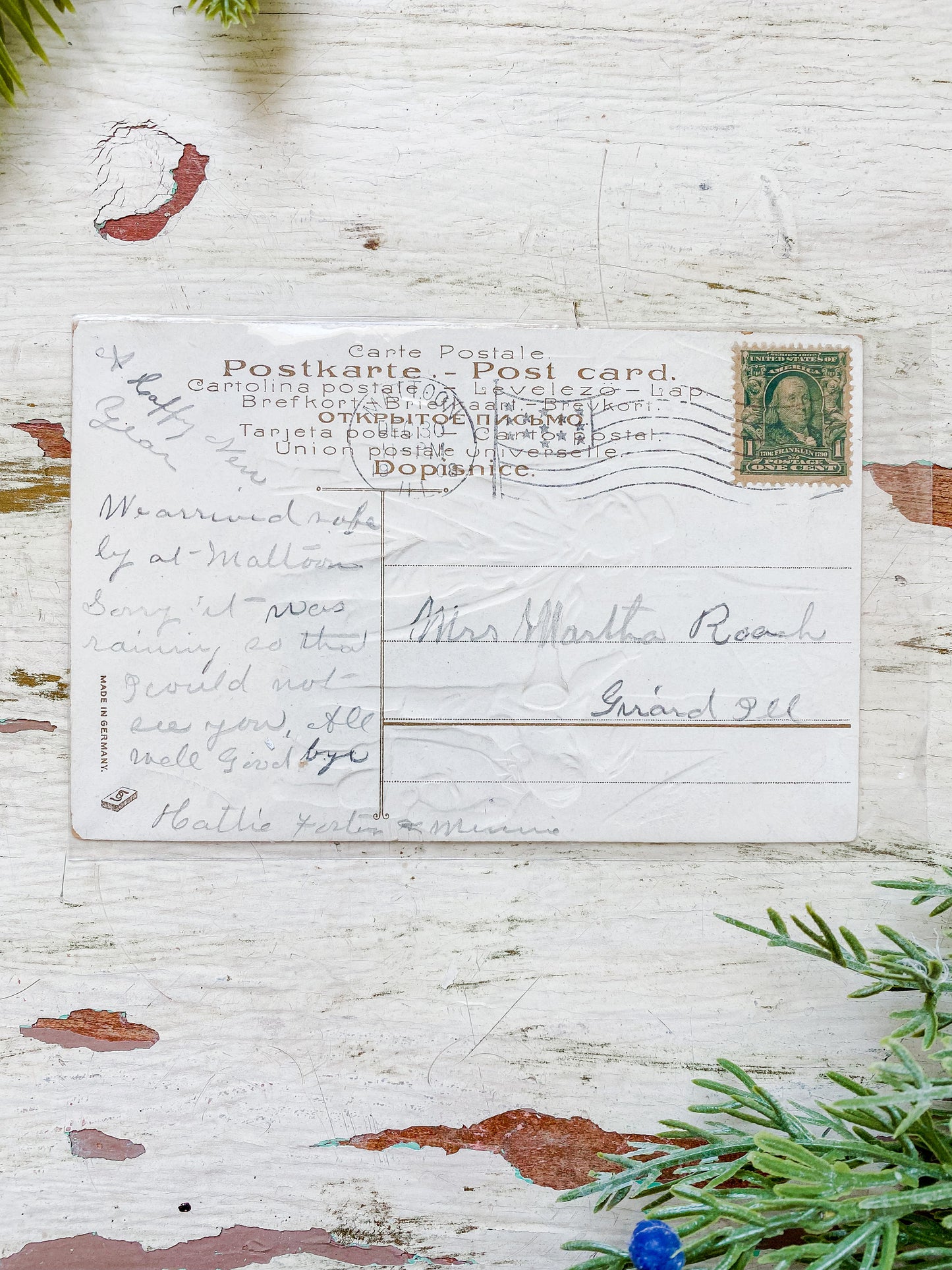 Antique Christmas/New Year postcards