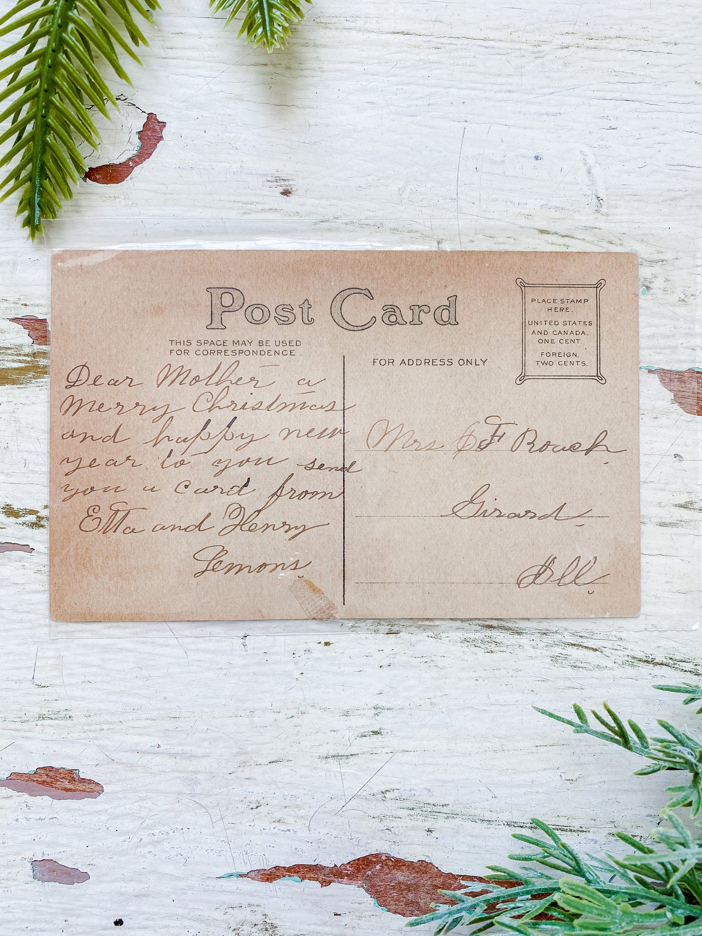 Antique Christmas/New Year postcards