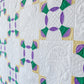Vintage Purple & Green Heirloom Depression Era Quilt, c1930s, 80" x 72"