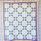 Vintage Purple & Green Heirloom Depression Era Quilt, c1930s, 80" x 72"