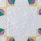 Vintage Purple & Green Heirloom Depression Era Quilt, c1930s, 80" x 72"